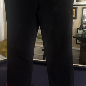 Frame Denim Black Fringe Ankle & Cropped Jeans